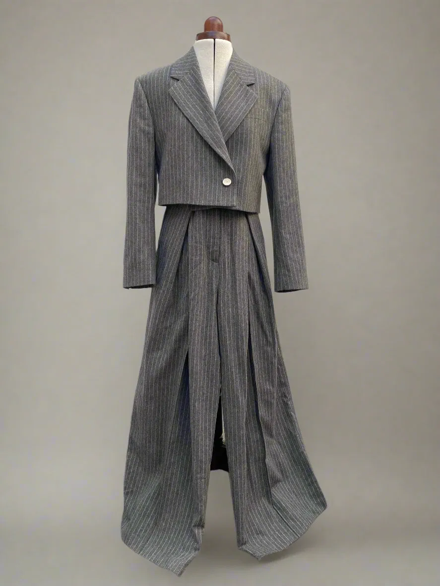 ACNE STUDIOS Pinstripe Trouser Suit UK6-8