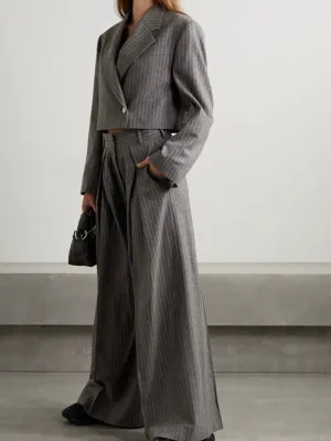 ACNE STUDIOS Pinstripe Trouser Suit UK6-8