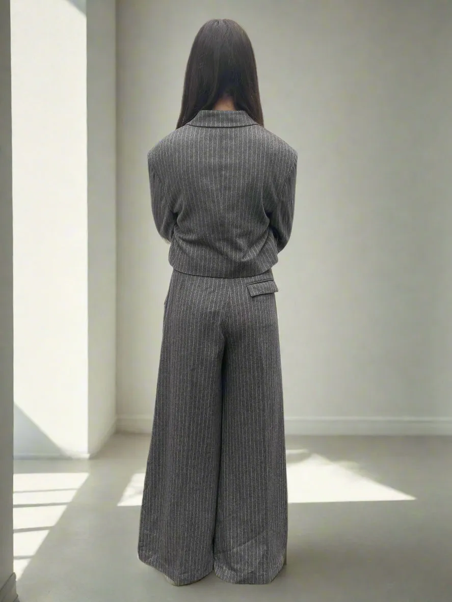 ACNE STUDIOS Pinstripe Trouser Suit UK6-8