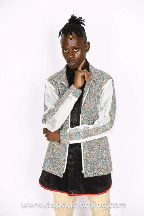 African Ankara Jacket for Men