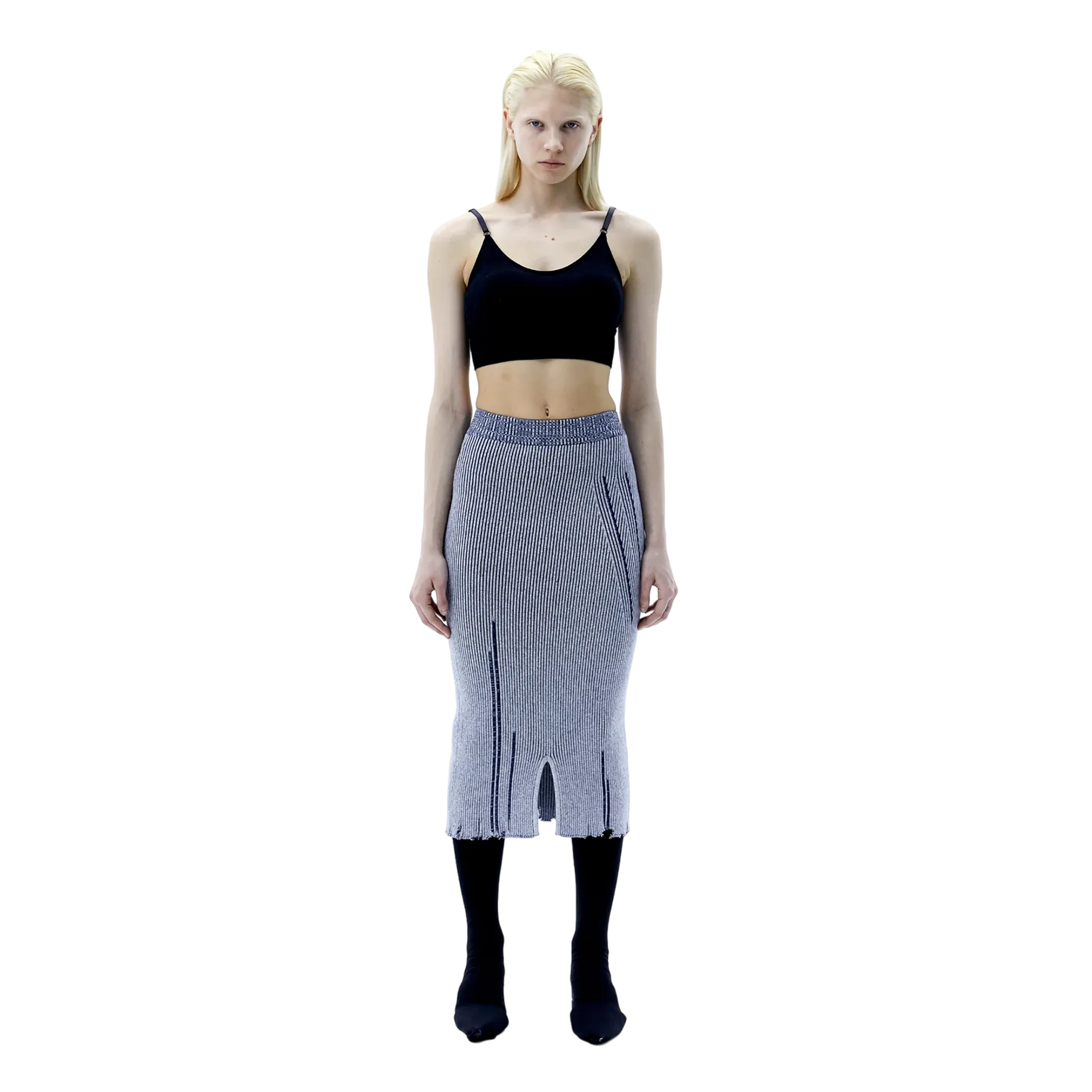 (Ariella) Wounded Skirt —  Eclipse Blue