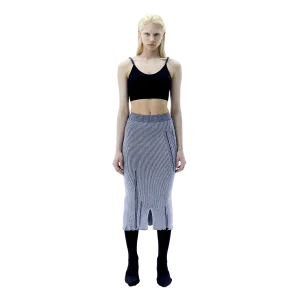 (Ariella) Wounded Skirt —  Eclipse Blue