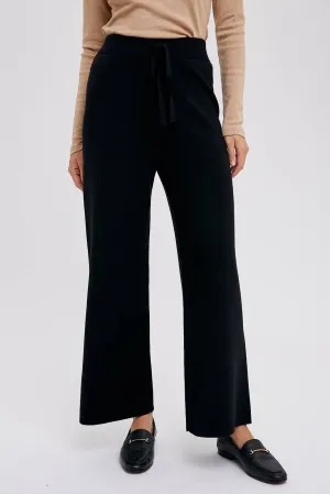 Black Sweater Knit Pants