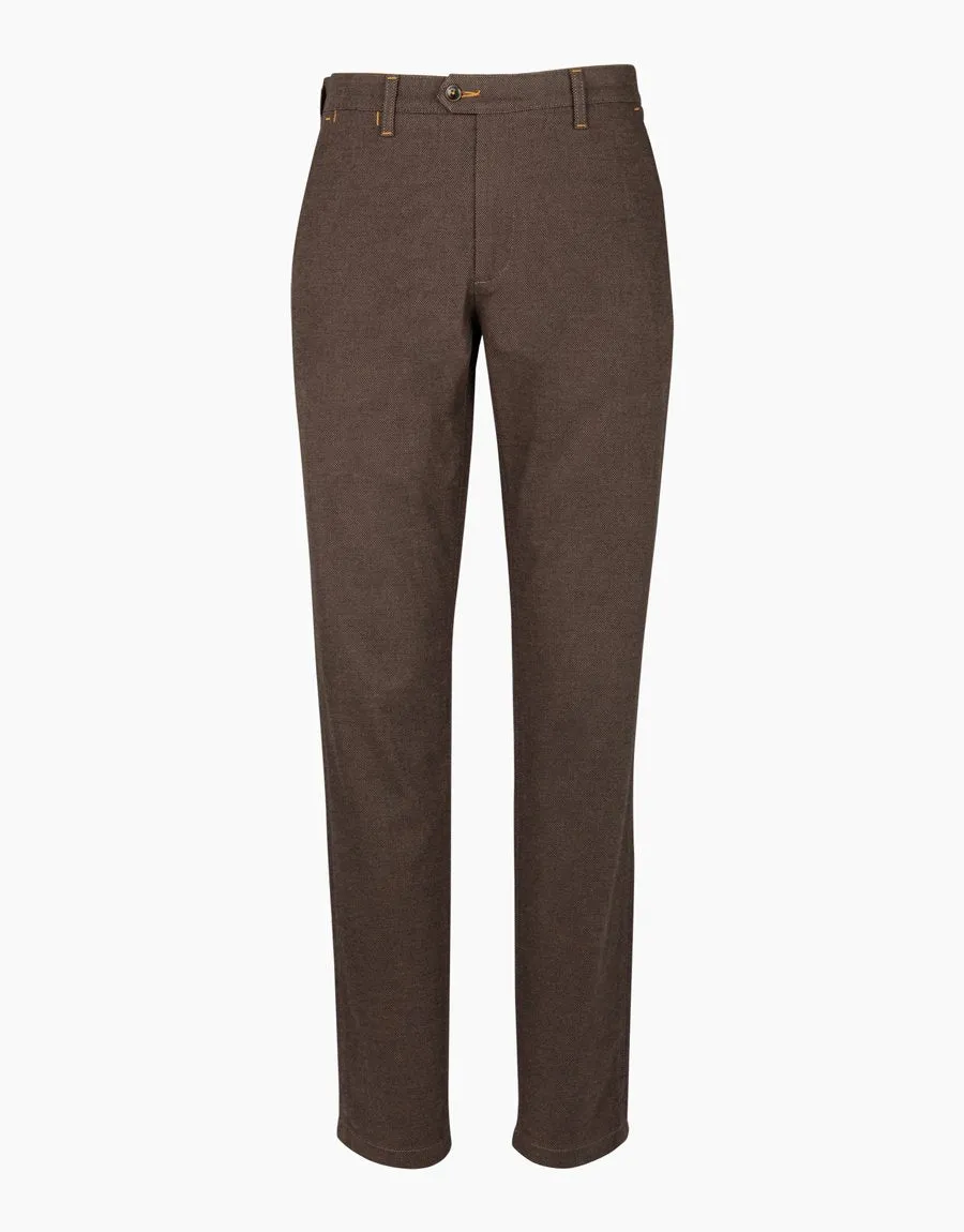 Brown Birdseye Soho Chino