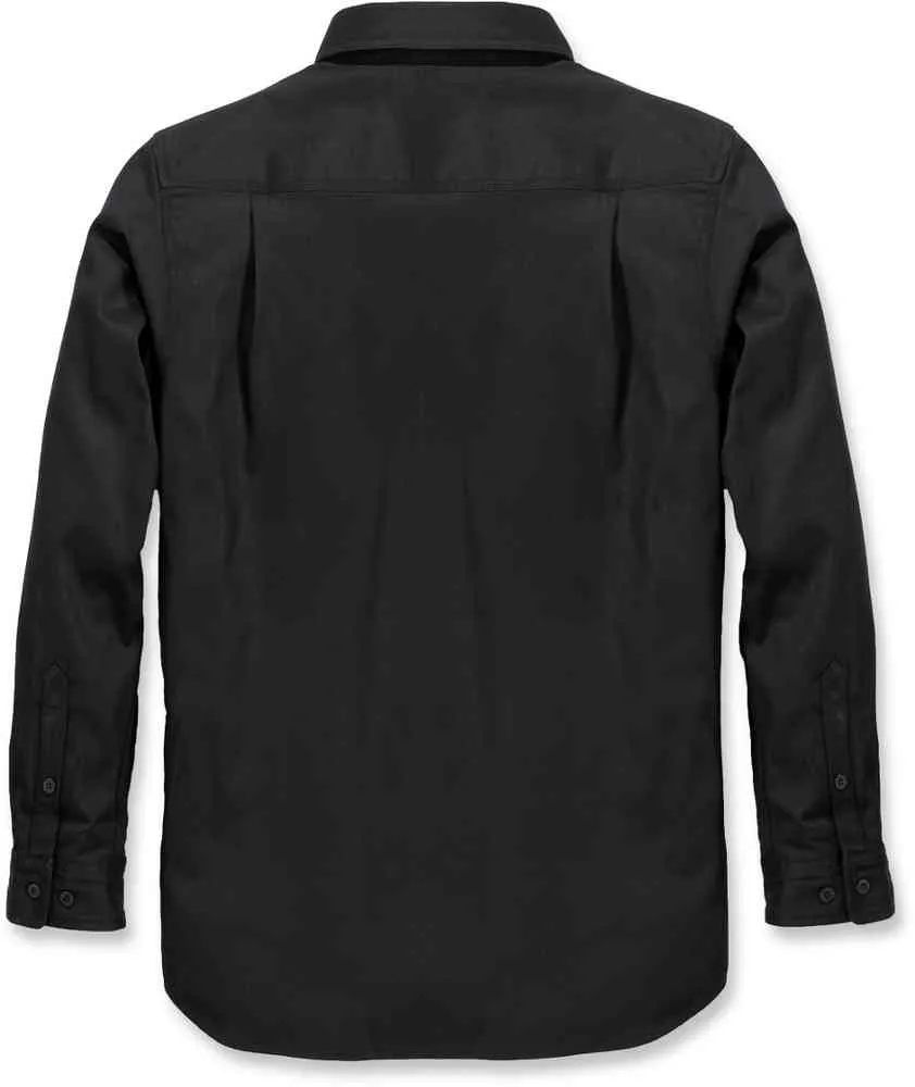 Carhartt Rugged Professional Work Long Sleeve Shirt, Black