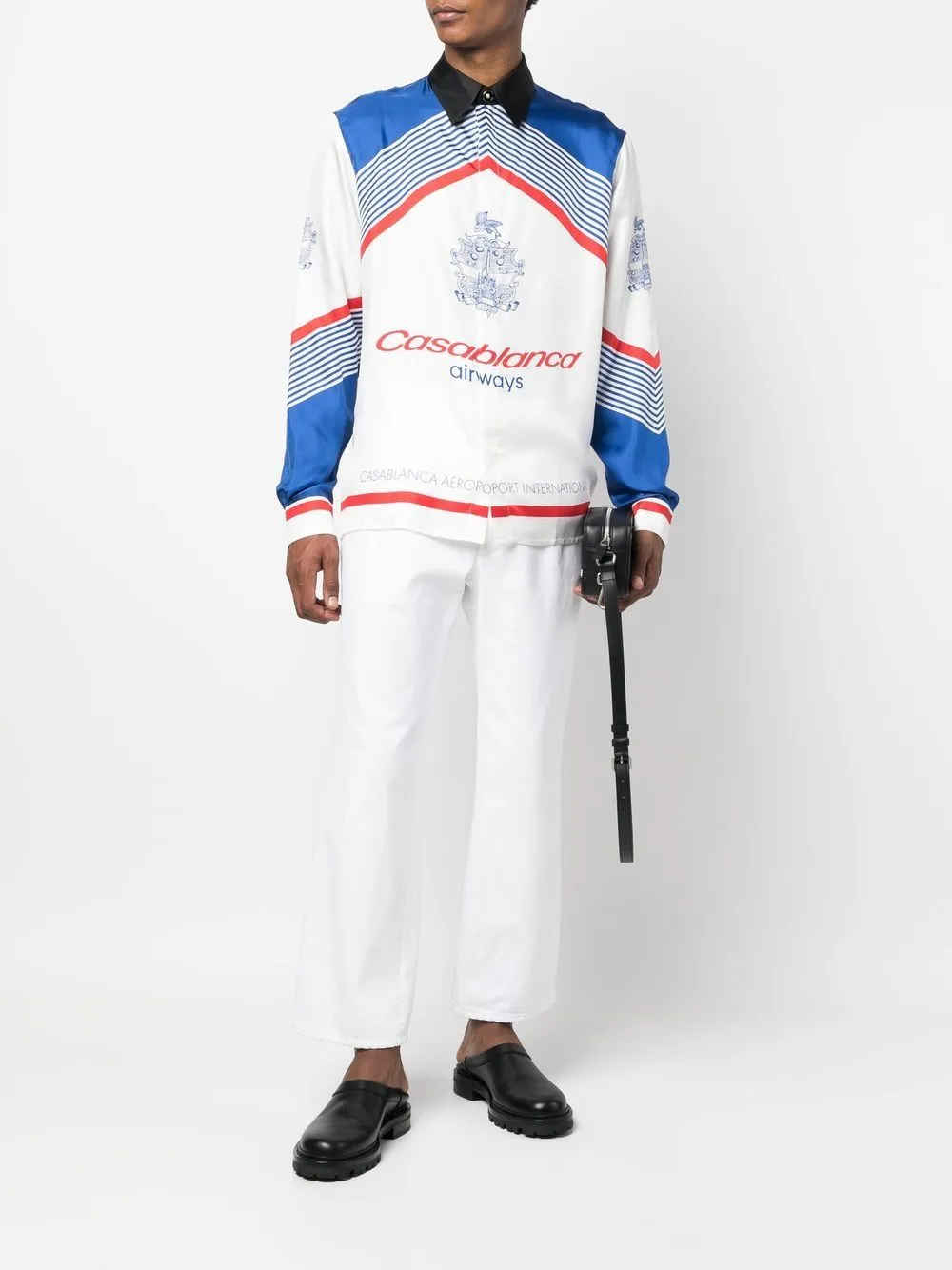 Casablanca Airways silk shirt