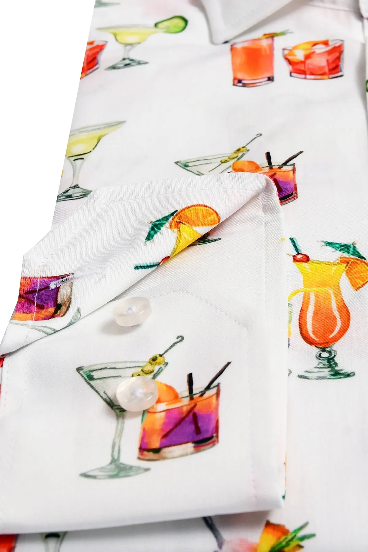 Cocktail printed regular fit shirt