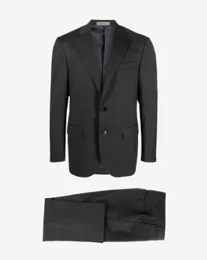 CORNELIANI Leader Wool Suit CHARCOAL REG