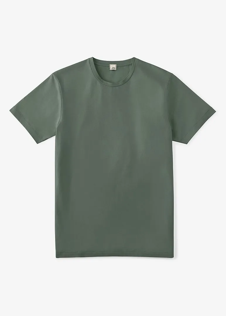 Cotton Stretch T-Shirt | Olive