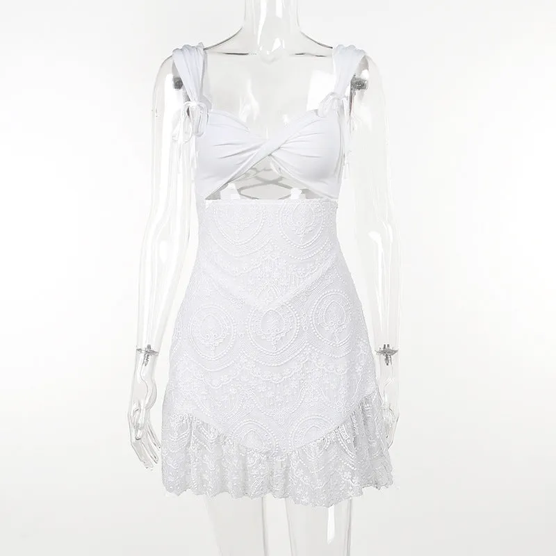 Flytonn-Christmas Outfits New Year's Eve Dress Night Out Club Dresses cute winter outfits Milania Ruffle Mini Dress