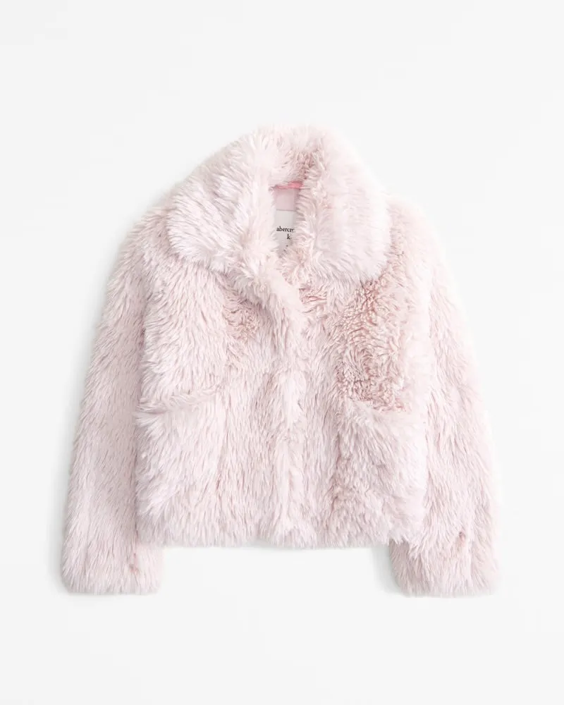 Girls Faux Fur Jacket