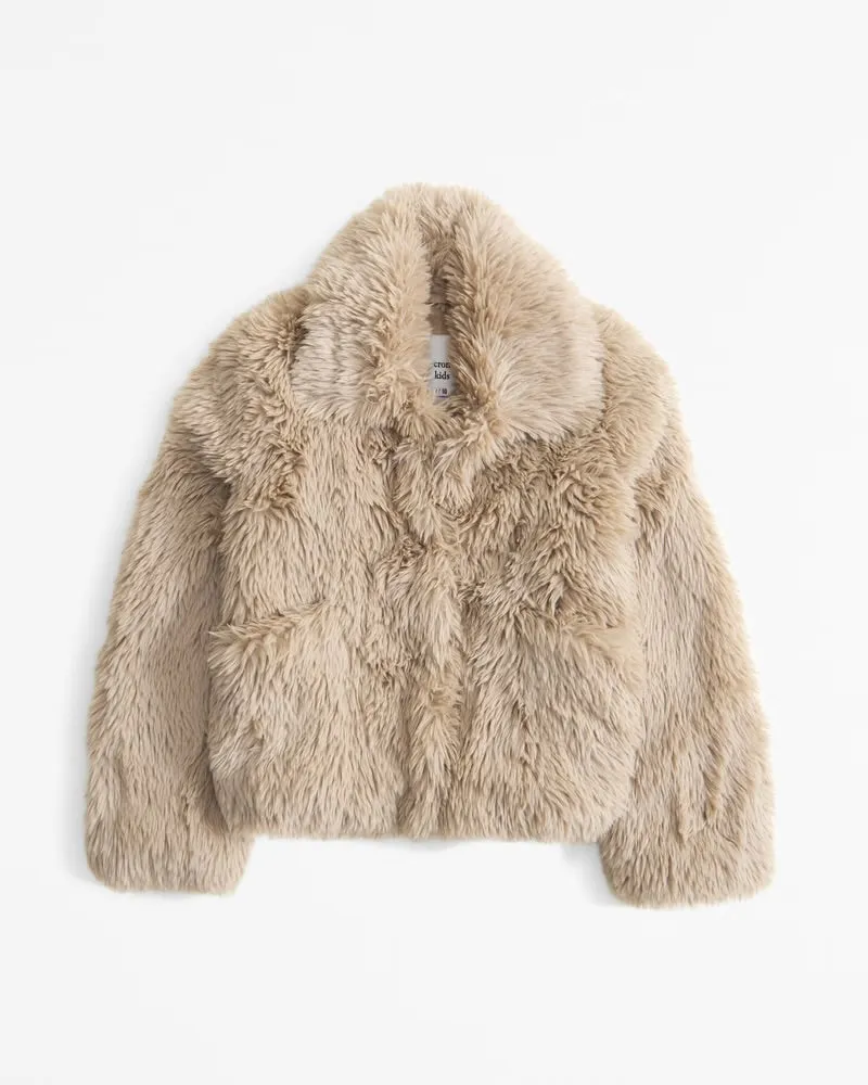 Girls Faux Fur Jacket