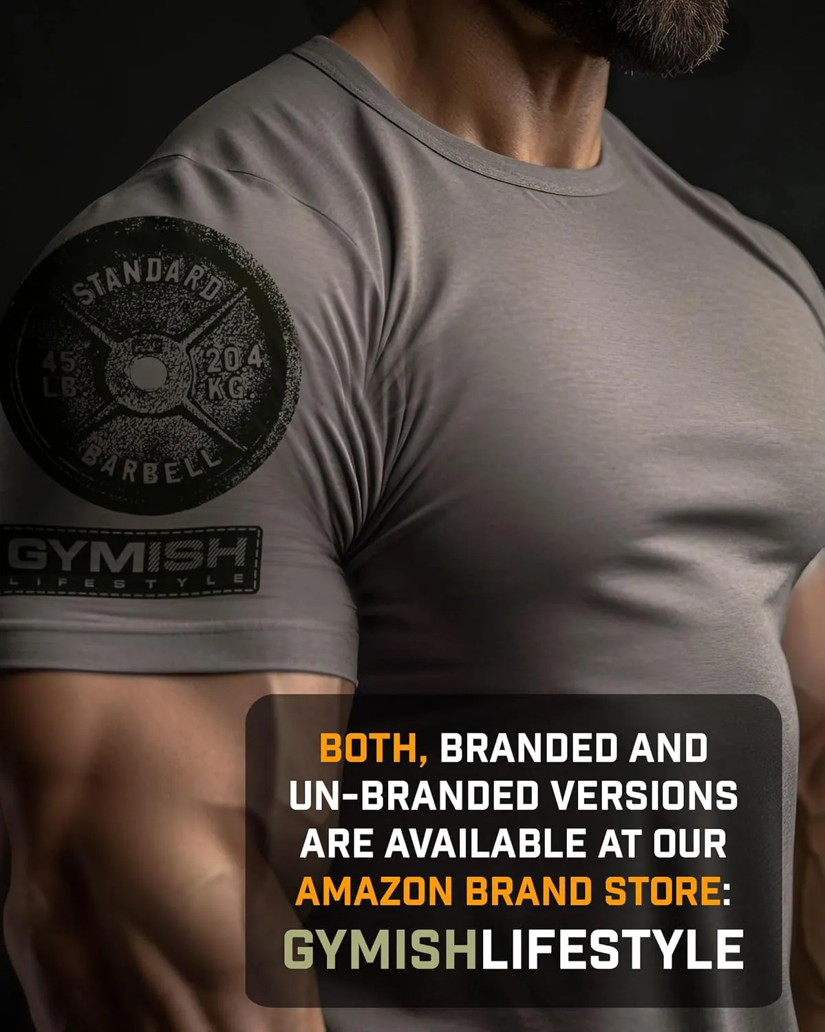 Gymish Lifestyle Stay Focused Mens Bodybuilding T-Shirts Graphic Tees Short Sleeve Workout Shirt