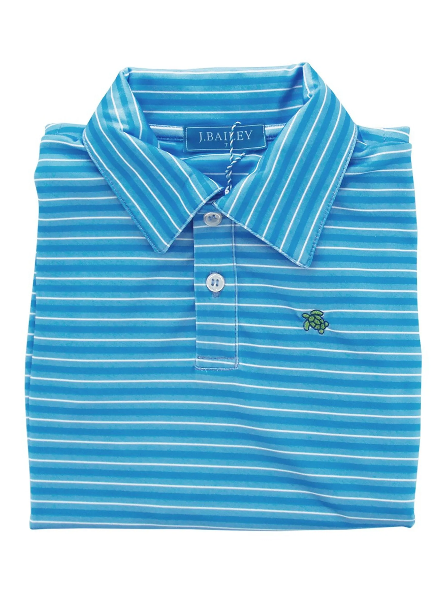 Harry Long Sleeve Performance Striped Polo