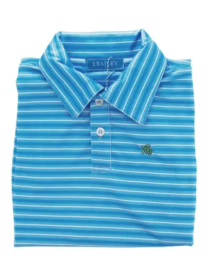 Harry Long Sleeve Performance Striped Polo