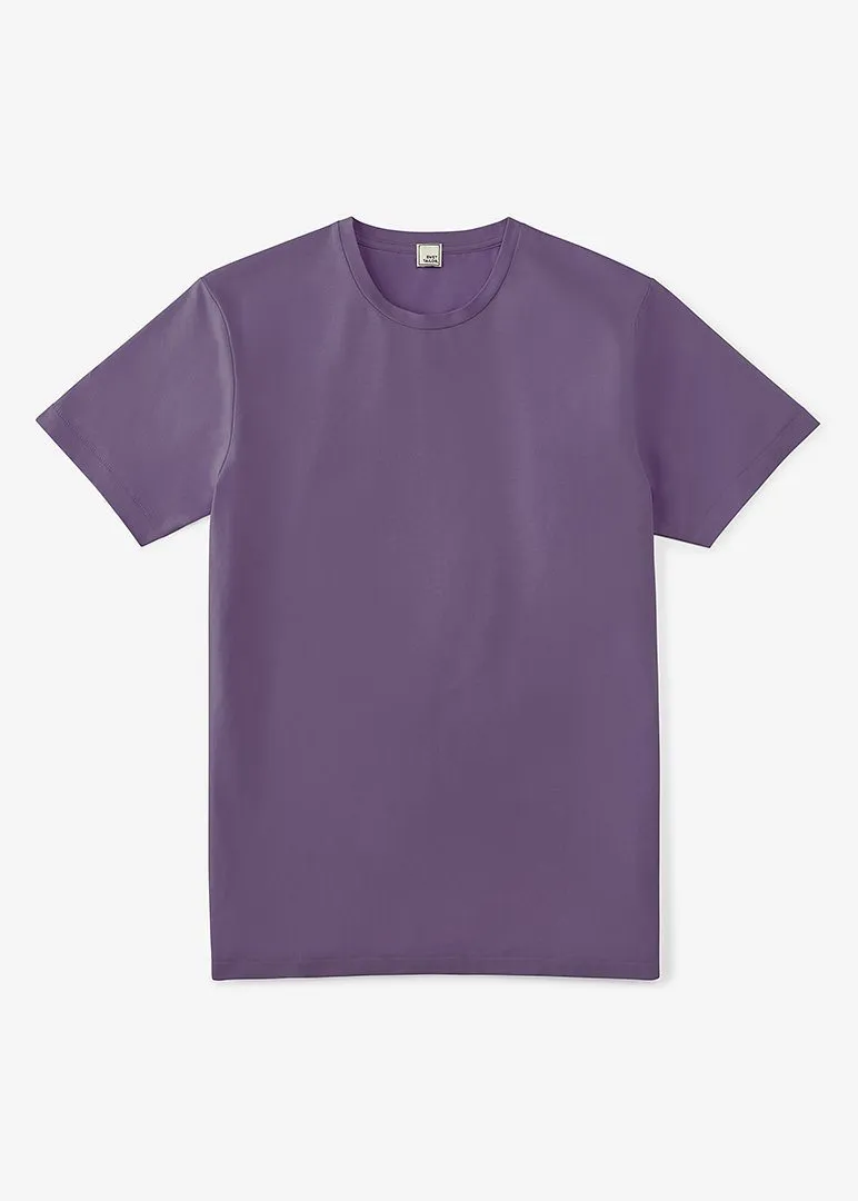 High & Mighty Cotton Stretch T-Shirt | Grape