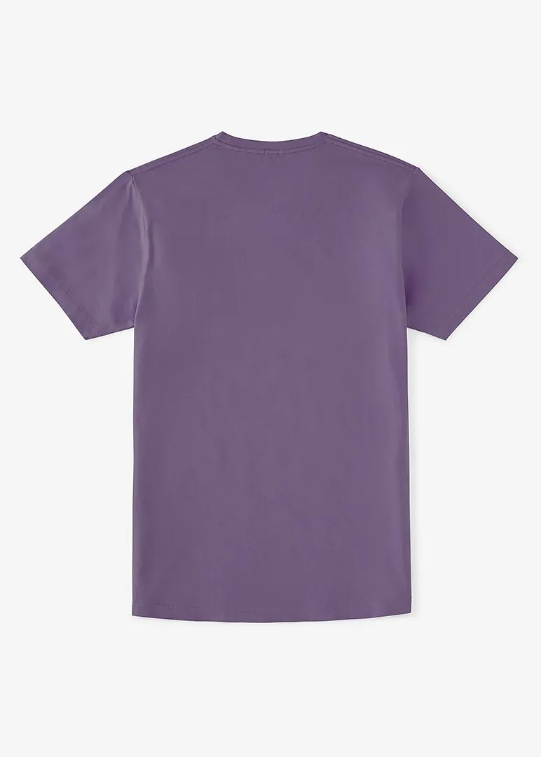 High & Mighty Cotton Stretch T-Shirt | Grape
