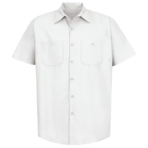 Industrial Work Shirt Short Sleeve - White