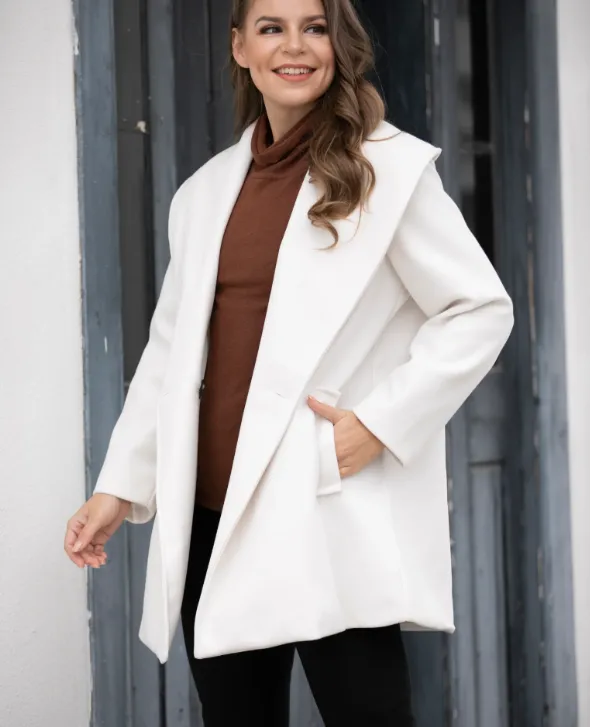 Italy Wide Collar Coat