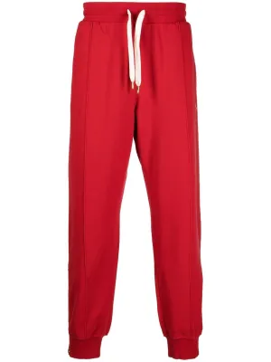logo-patch track pants