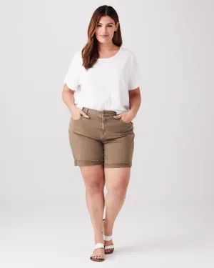 Madison Cuffed Short | Olive Green / Olive Green