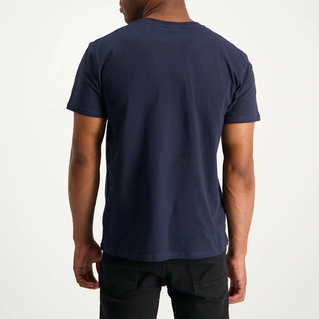 MENS MODA NAVY GRAPHIC T-SHIRT