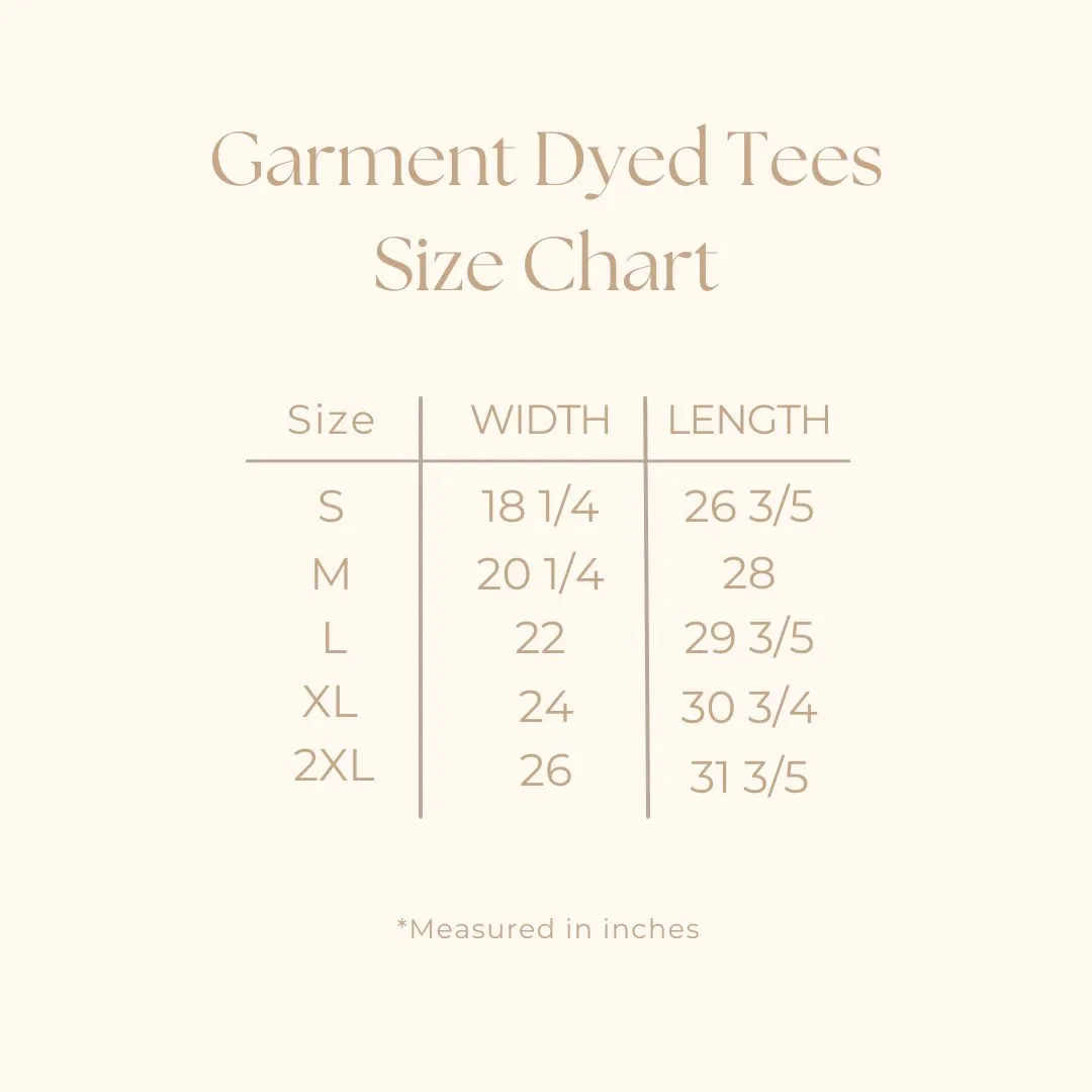 Merry Bold Cursive | Garment Dyed Tee