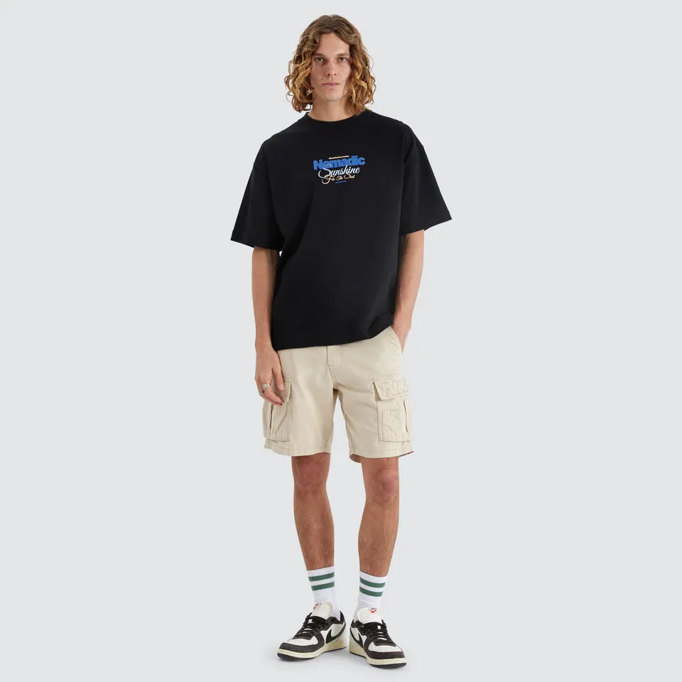 Nomadic Paradise Sunshine Street Tee - Jet Black