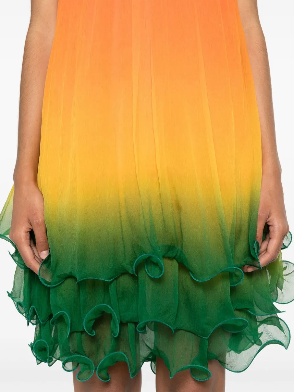Rainbow Gradient midi dress