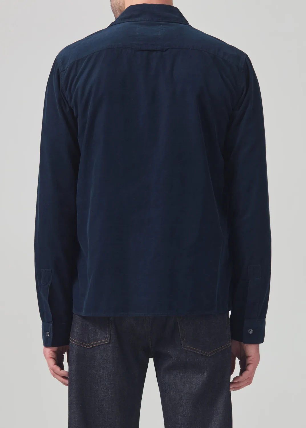 Rework Shirt Corduroy in Navy