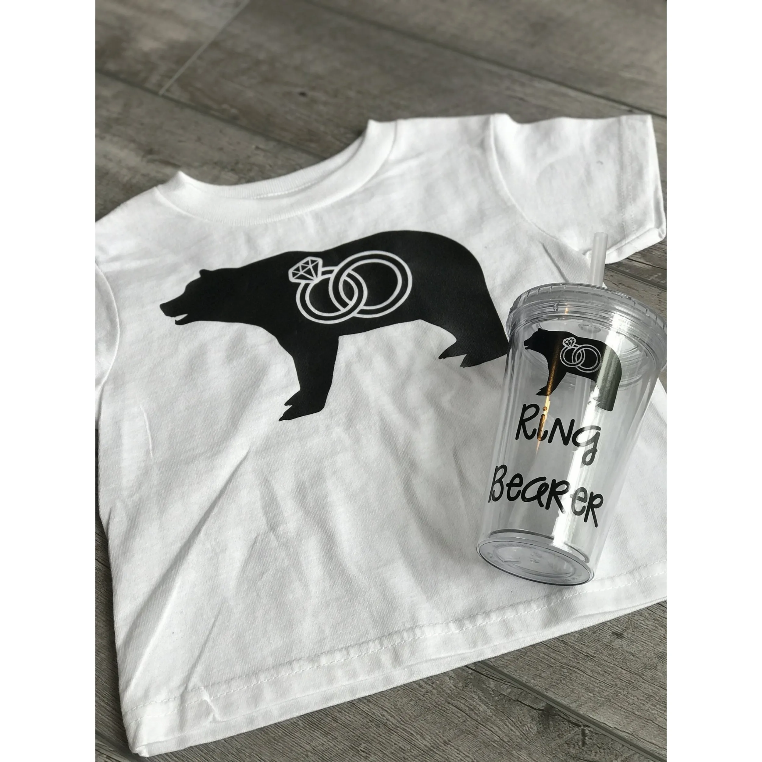 Ring Bearer Tumbler and Shirt Set