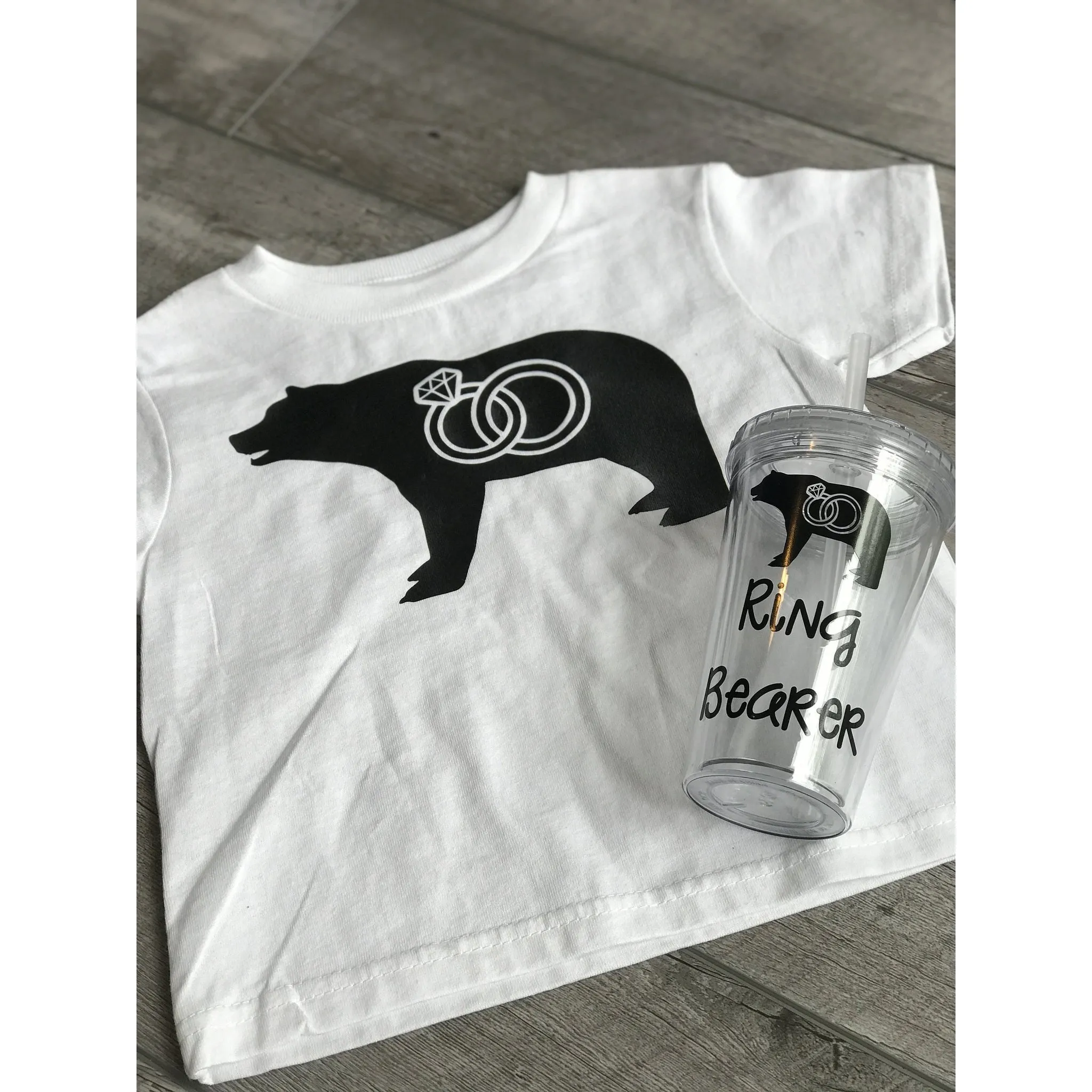 Ring Bearer Tumbler and Shirt Set