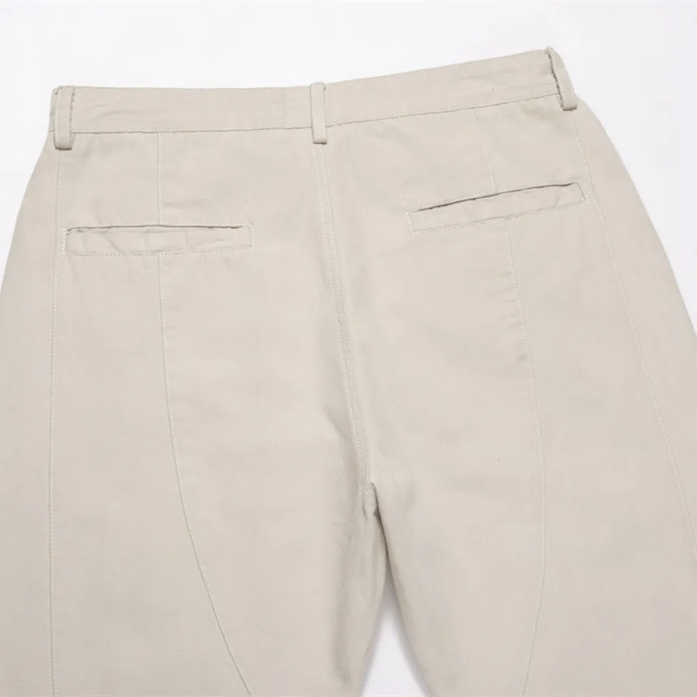 Street Panel Plain Regular Pants