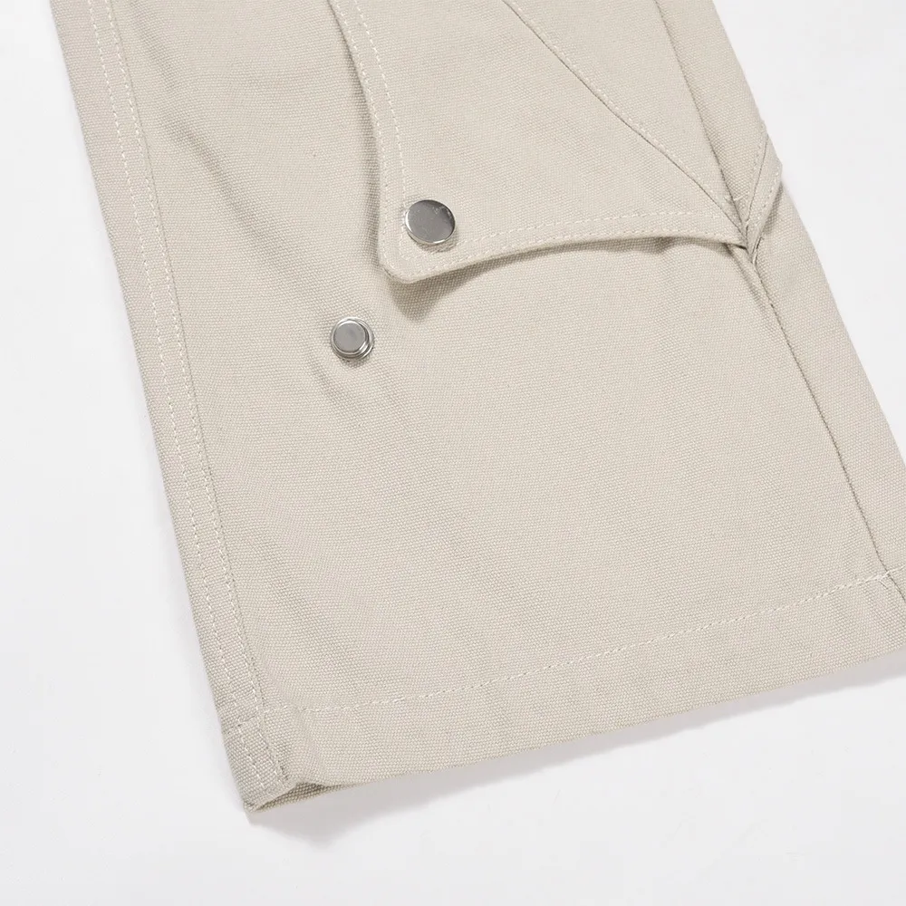 Street Panel Plain Regular Pants