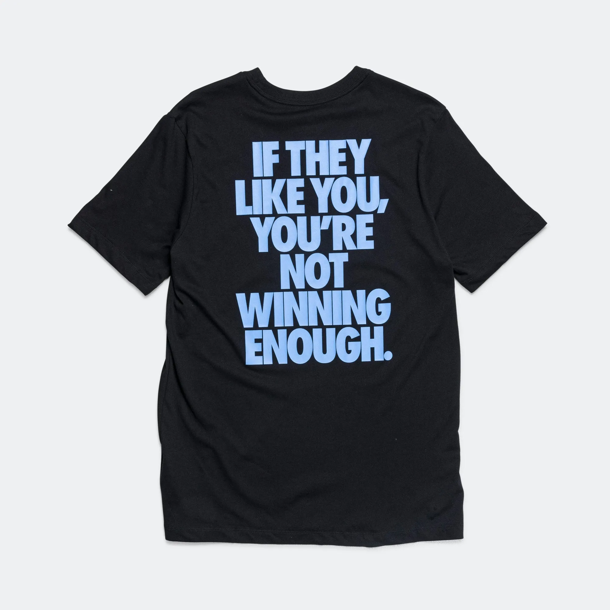 Unisex Winning Enough Tee QS - Black