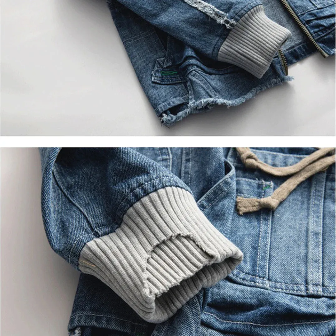 Vintage Denim Patchwork Jackets