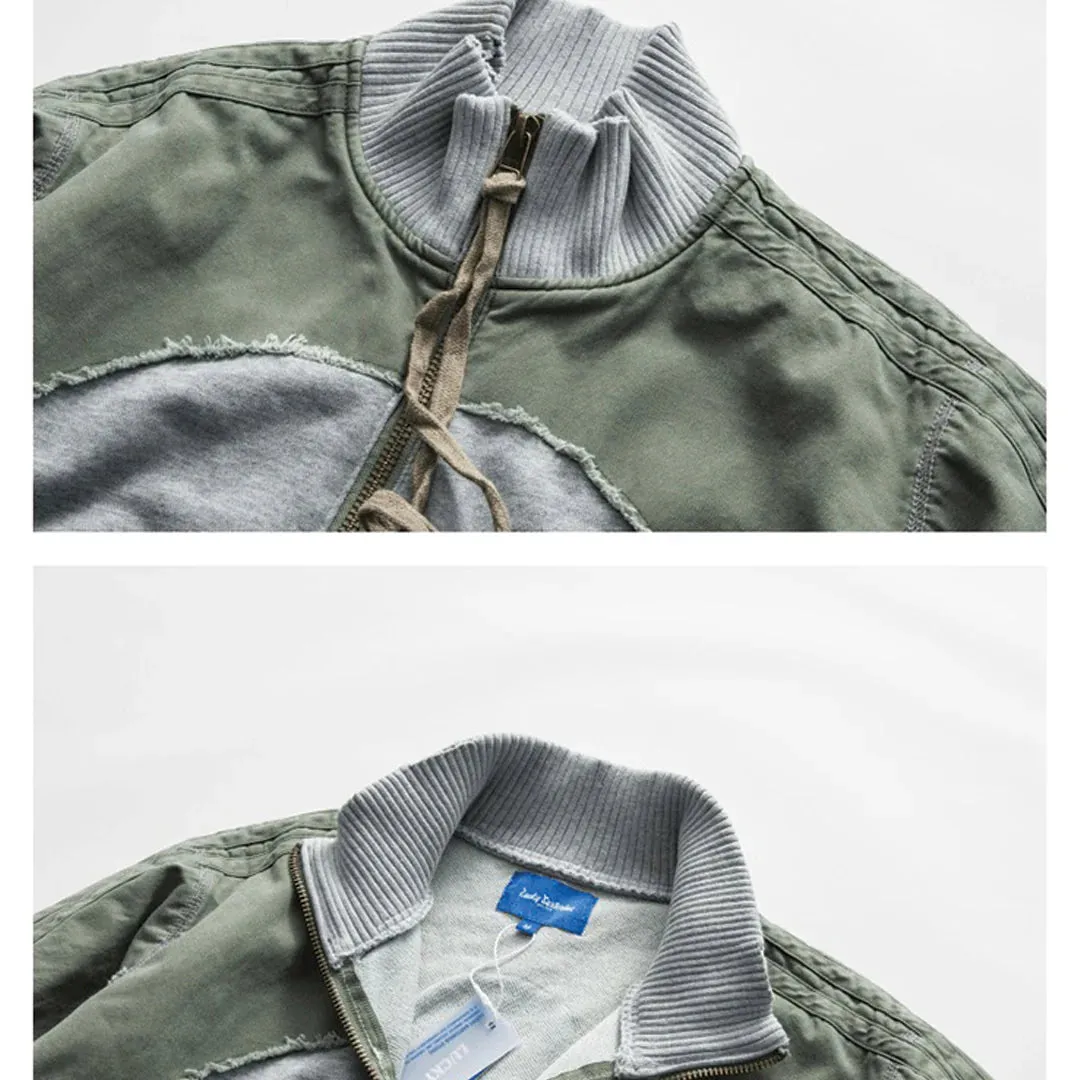 Vintage Denim Patchwork Jackets